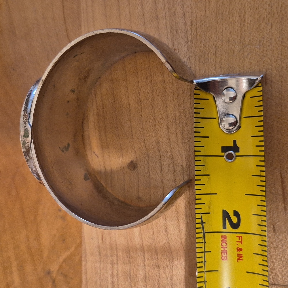 Orville Tsinnie Navajo Style Cuff Bracelate Adjustable - Picture 11 of 15